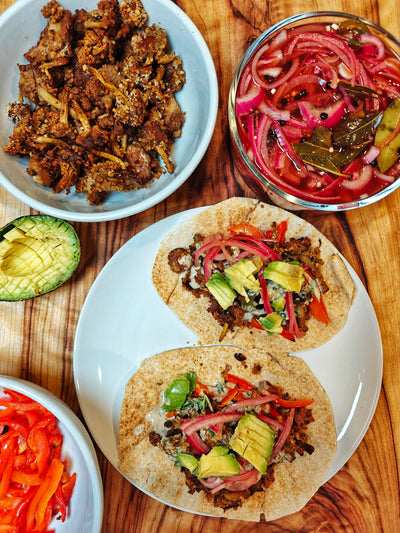 Chestnut Mushroom Taco 🍄🌮 these mushies know how to taco 😋