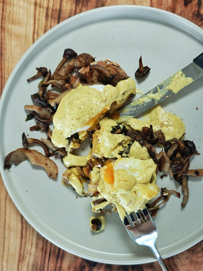 Fungi Lover's Mix Brunch 🍄🍳 Chestnut and Oyster mushrooms